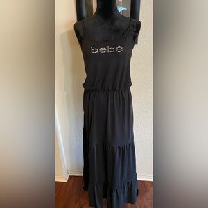 Black maxi dress